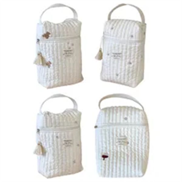 cotton baby nappy bags embroidered diaper organizer pouches quilted versatile hangable for infants babies toddlers a4, Black
cotton baby nappy bags embroidered diaper organizer pouches quilted versatile hangable for infants babies toddlers a4, Black