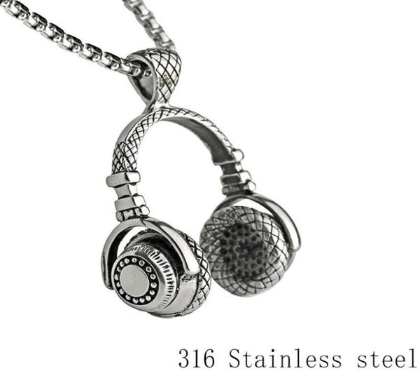 men rock headset necklace headset mens man stainless steel music dj headphone pendant for men male punk retro trendy jewelry5106954, Silver
men rock headset necklace headset mens man stainless steel music dj headphone pendant for men male punk retro trendy jewelry5106954, Silver