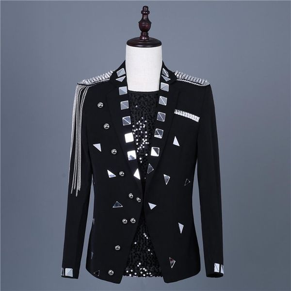 star with the same pattern lens suit coat men's korean version of the body suit dress mens blazer jacket men coat sequin239f, White;black
star with the same pattern lens suit coat men's korean version of the body suit dress mens blazer jacket men coat sequin239f, White;black