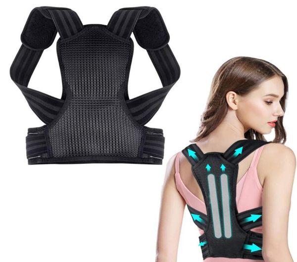 new posture corrector for men and women back posture brace clavicle support sslouching and hunching adjustable back trainer4872621, Black;blue
new posture corrector for men and women back posture brace clavicle support sslouching and hunching adjustable back trainer4872621, Black;blue