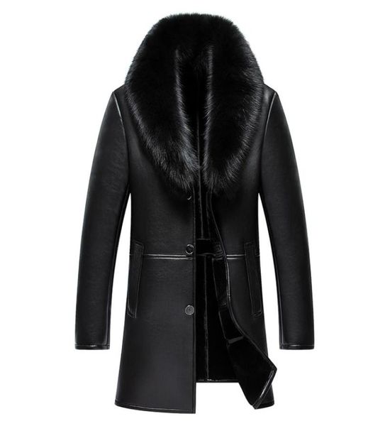 2017 new arrival long real big fur collar men039s winter leather jacket thick warm leather men coat2498942, Black
2017 new arrival long real big fur collar men039s winter leather jacket thick warm leather men coat2498942, Black