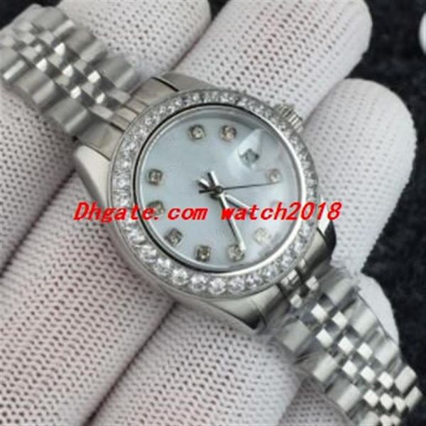 3 style lady watch 179384 31mm automatic movement white dial stainless steel bracelet women watchs sapphire luminous luxury wristw3470, Slivery;brown
3 style lady watch 179384 31mm automatic movement white dial stainless steel bracelet women watchs sapphire luminous luxury wristw3470, Slivery;brown