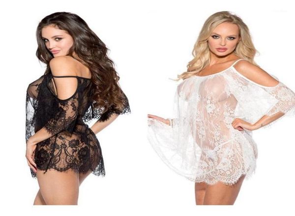 women lace nightgowns black and white lingerie full slips leakage shoulder nightdress translucent sleepwear16651452, Black;red
women lace nightgowns black and white lingerie full slips leakage shoulder nightdress translucent sleepwear16651452, Black;red