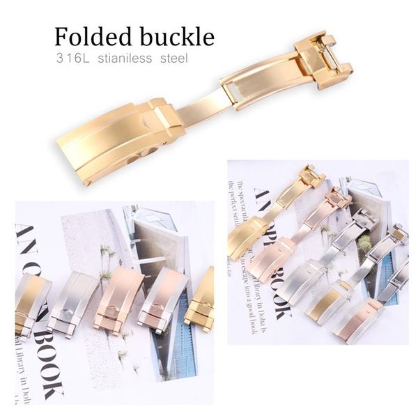16mm new silver gold rosegold deployment clasp for silicone rubber watch straps fold buckle for submarine watch tools193s, Black;brown
16mm new silver gold rosegold deployment clasp for silicone rubber watch straps fold buckle for submarine watch tools193s, Black;brown