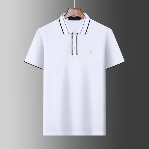mens polo shirt retro brand classic t shirt men tees embroidery short sleeve summer lapel solid color chest letter decoration, White;black
mens polo shirt retro brand classic t shirt men tees embroidery short sleeve summer lapel solid color chest letter decoration, White;black