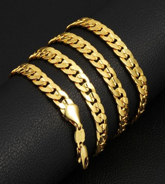 6mm wide necklace cuban chain 18k yellow gold filled solid plain mens choker chain 66cm long classic jewelry7484787, Silver
6mm wide necklace cuban chain 18k yellow gold filled solid plain mens choker chain 66cm long classic jewelry7484787, Silver