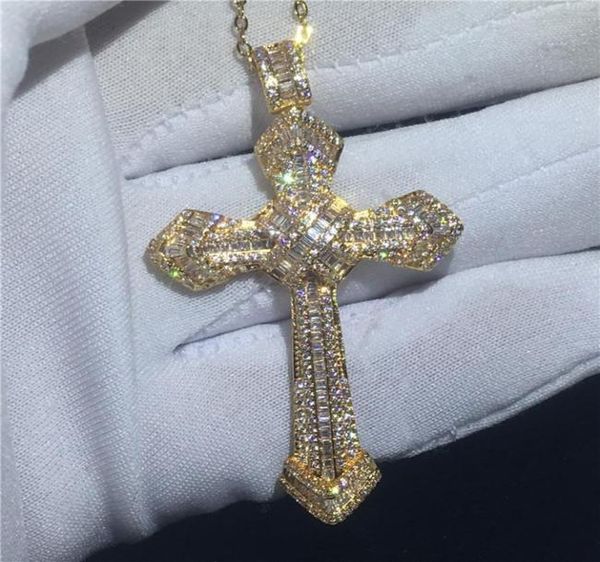 choucong fashion big cross pendants 5a cz gold filled 925 silver party wedding pendant with necklaces for women men jewelry3712733
choucong fashion big cross pendants 5a cz gold filled 925 silver party wedding pendant with necklaces for women men jewelry3712733