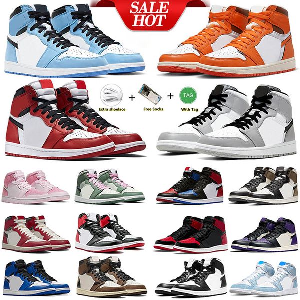 designer classic styling men 1 basketball shoes 1s university blue leather rubber hyper royal dark mocha unc smoke grey ar non slip women sp, Black
designer classic styling men 1 basketball shoes 1s university blue leather rubber hyper royal dark mocha unc smoke grey ar non slip women sp, Black