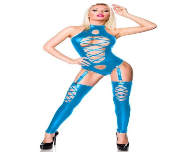 18 colors strappy teddies lady novelty lingerie hollow out lace up bodysuit with stockings garter shiny stripper costume7174433, Black;white
18 colors strappy teddies lady novelty lingerie hollow out lace up bodysuit with stockings garter shiny stripper costume7174433, Black;white