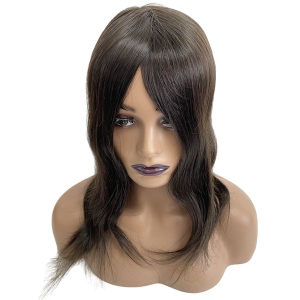 brazilian virgin human hair hairpiece 14 inches black color 1b# q6 base front lace er for black woman
brazilian virgin human hair hairpiece 14 inches black color 1b# q6 base front lace er for black woman