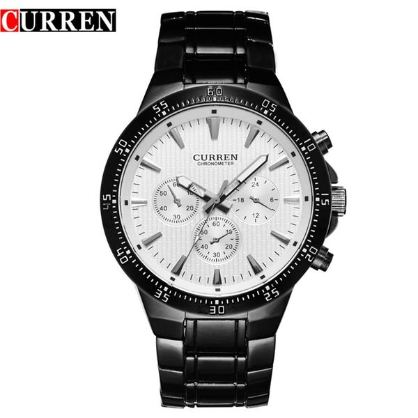 curren fashion full steel quartz men watch analog sports male wristwatch classic black&white horloges mannens saat reloj hombre264x, Slivery;brown
curren fashion full steel quartz men watch analog sports male wristwatch classic black&white horloges mannens saat reloj hombre264x, Slivery;brown
