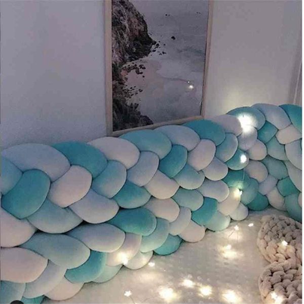 four-color baby knot bed 2 2m baby handmade nodic knot born bed bumper tour de lit bebe tresse baby bed bumper knot crib 210812228f
four-color baby knot bed 2 2m baby handmade nodic knot born bed bumper tour de lit bebe tresse baby bed bumper knot crib 210812228f