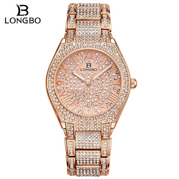 longbo luxury rhinestone bracelet watch women diamond fashion ladies rose gold dress watch stainless steel crystal wristwatch247v, Slivery;brown
longbo luxury rhinestone bracelet watch women diamond fashion ladies rose gold dress watch stainless steel crystal wristwatch247v, Slivery;brown