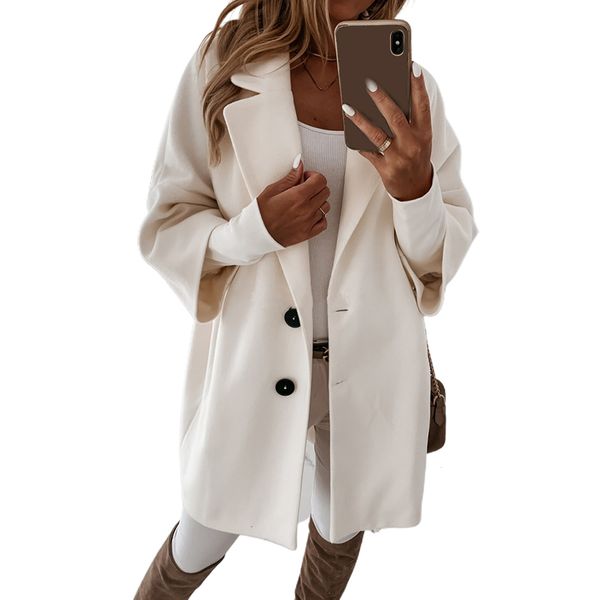 womens wool blends women trench coats autumn winter 34 sleeve pockets buttons long coat loose jacket female girls ladies woolen outwear 2308, Black
womens wool blends women trench coats autumn winter 34 sleeve pockets buttons long coat loose jacket female girls ladies woolen outwear 2308, Black