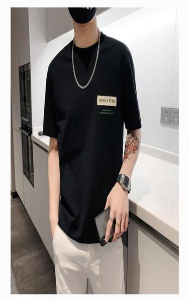 2022 famous mens t shirt trend of summer letter printing net red round collar half sleeve clothes cotton versatile t2705721, White;black
2022 famous mens t shirt trend of summer letter printing net red round collar half sleeve clothes cotton versatile t2705721, White;black