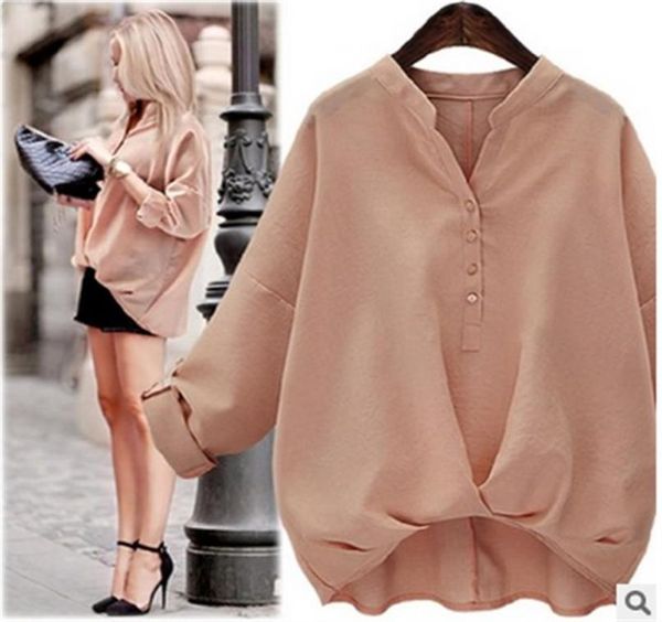 new brand summer casual chiffon ladies blouses women v neck long sleeve solid color loose cotton shirts plus size 261q9783753, White
new brand summer casual chiffon ladies blouses women v neck long sleeve solid color loose cotton shirts plus size 261q9783753, White