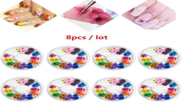 8pcsset nails stickers wheel 12 color real dry dried flower for 3d uv gel acrylic false tips nail art salon6038125, Black
8pcsset nails stickers wheel 12 color real dry dried flower for 3d uv gel acrylic false tips nail art salon6038125, Black