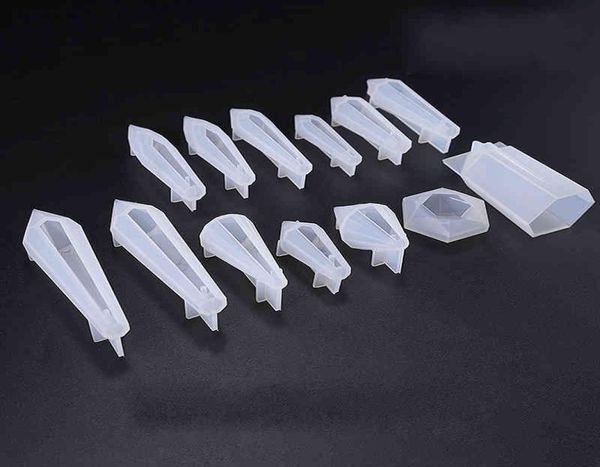 silicone resin mold pendulum long pointed crystal pendant molds with hole epoxy resin charm pendants jewlery making tools1691092
silicone resin mold pendulum long pointed crystal pendant molds with hole epoxy resin charm pendants jewlery making tools1691092