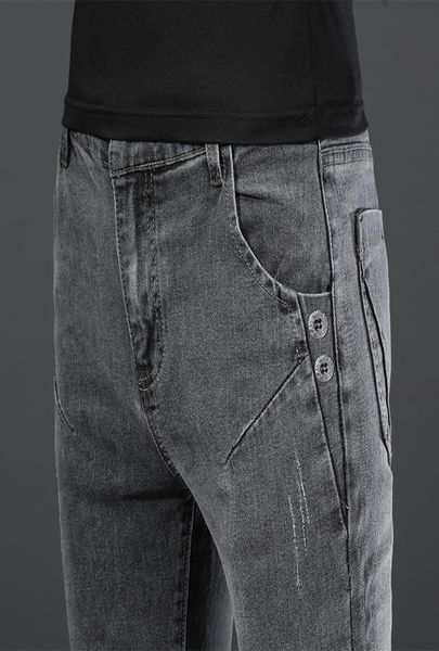 new men streetwear vintage gray slim fit jeans trousers male simple style cotton casual straight denim pants cx2007278542971, Blue
new men streetwear vintage gray slim fit jeans trousers male simple style cotton casual straight denim pants cx2007278542971, Blue
