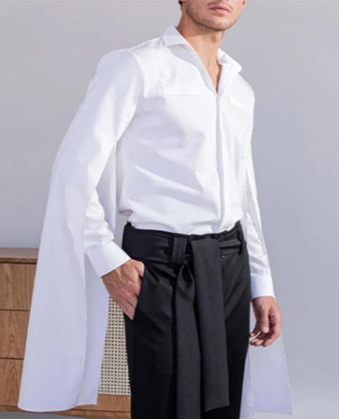 men039s casual shirts fashion men shirt lapel 2022 flare long sleeve button clothing solid streetwear irregular camisas s5209669, White;black
men039s casual shirts fashion men shirt lapel 2022 flare long sleeve button clothing solid streetwear irregular camisas s5209669, White;black
