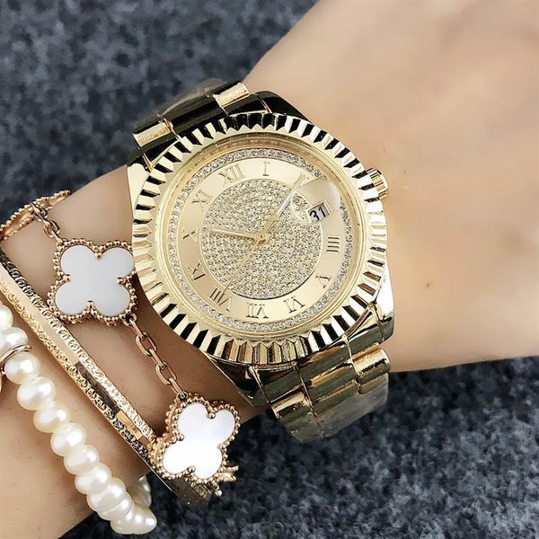 fashion brand watches women's girls crystal style metal steel band quartz calendar wrist watch x482584, Slivery;brown
fashion brand watches women's girls crystal style metal steel band quartz calendar wrist watch x482584, Slivery;brown