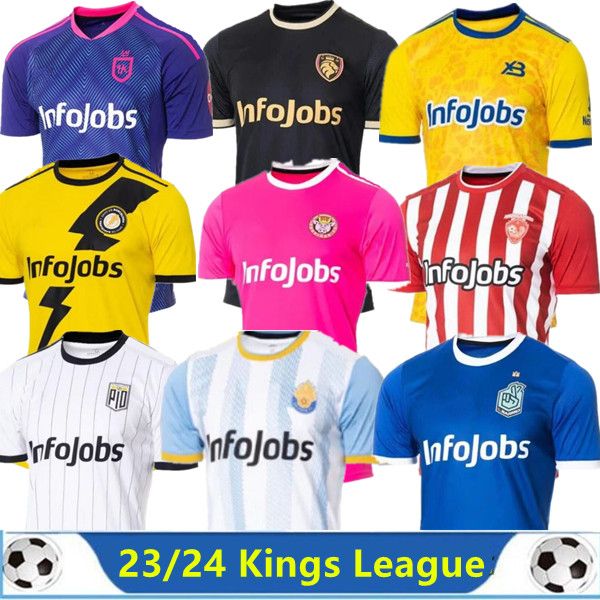 23/24 kings league soccer jersey porcinos pio ultimate mostoles el barrio aniquiladores saiyans fronaldinho chicharito g. cichero gio ferinu, Black;yellow
23/24 kings league soccer jersey porcinos pio ultimate mostoles el barrio aniquiladores saiyans fronaldinho chicharito g. cichero gio ferinu, Black;yellow