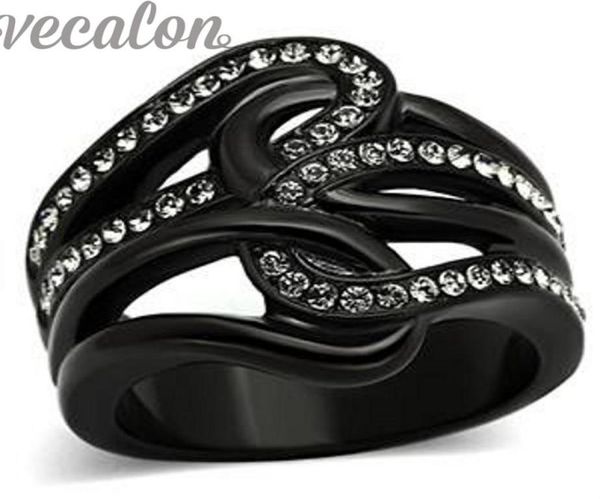 vecalon brand fashion wedding band ring for women z simulated diamond cz 10kt black gold filled female party finger ring7477081710833, Slivery;golden
vecalon brand fashion wedding band ring for women z simulated diamond cz 10kt black gold filled female party finger ring7477081710833, Slivery;golden