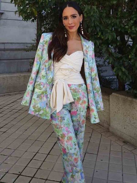 women's two piece pants traf women's suit pants sets woman 2 pieces fashion floral print office blazer coat ladies pants set sprin, White
women's two piece pants traf women's suit pants sets woman 2 pieces fashion floral print office blazer coat ladies pants set sprin, White