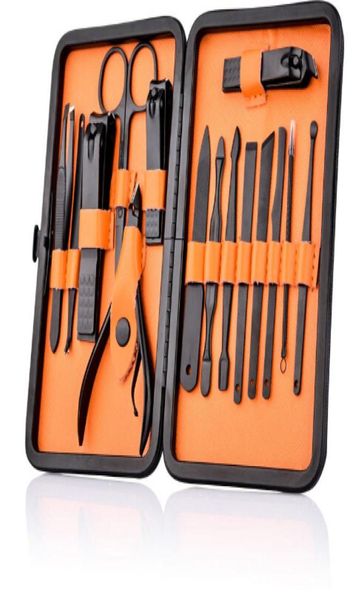 15 pcs black stainless steel nail clipper cutter trimmer ear pick grooming kit manicure pedicure toe nail tools set with case5647053
15 pcs black stainless steel nail clipper cutter trimmer ear pick grooming kit manicure pedicure toe nail tools set with case5647053