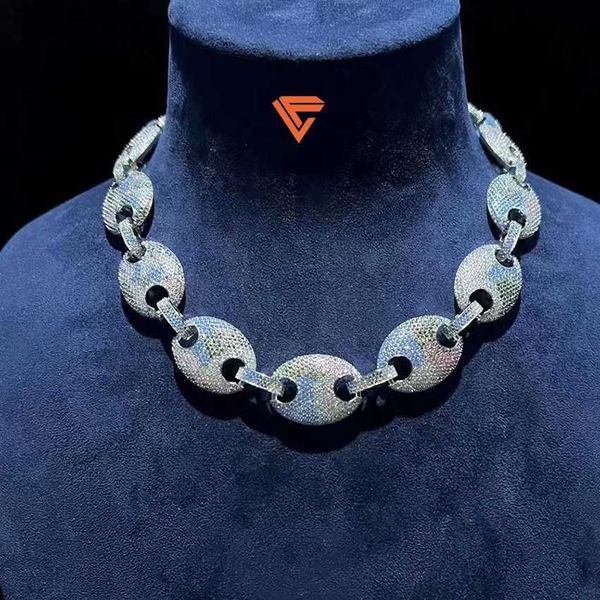 customized 15mm 18mm 20mm sparkling luxury hip hop jewelry 7 colors pig nose necklace miami iced out moissanite cuban chain link, Silver
customized 15mm 18mm 20mm sparkling luxury hip hop jewelry 7 colors pig nose necklace miami iced out moissanite cuban chain link, Silver