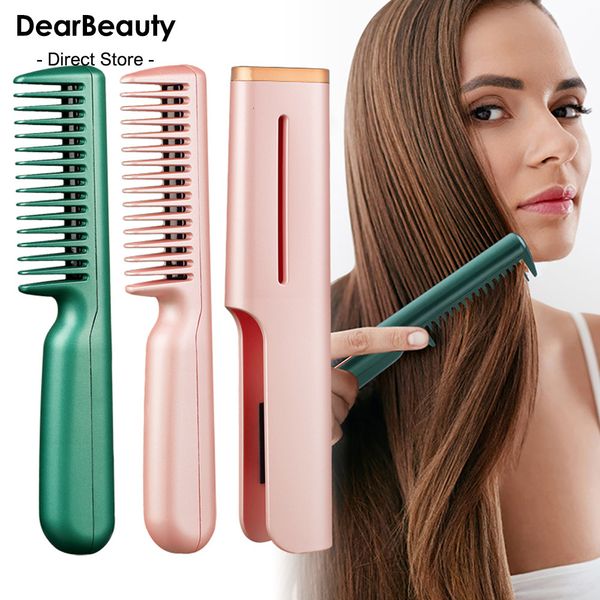 hair straighteners portable comb straightening and curling dualuse hair straightener mini hairdressing comb hair fluffy hair repair beard co, Black
hair straighteners portable comb straightening and curling dualuse hair straightener mini hairdressing comb hair fluffy hair repair beard co, Black