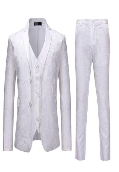 2pcs mens floral party tuxedo suit jacketpants white single breasted suits with pants men wedding prom suit men costume homme6362537, White;black
2pcs mens floral party tuxedo suit jacketpants white single breasted suits with pants men wedding prom suit men costume homme6362537, White;black