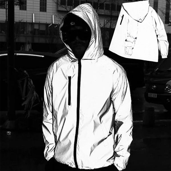 outdoor jackets hoodies men's full reflective cycling men coats spring autumn hooded windbreaker bike soft windproof waterproof jacket, Blue;black
outdoor jackets hoodies men's full reflective cycling men coats spring autumn hooded windbreaker bike soft windproof waterproof jacket, Blue;black