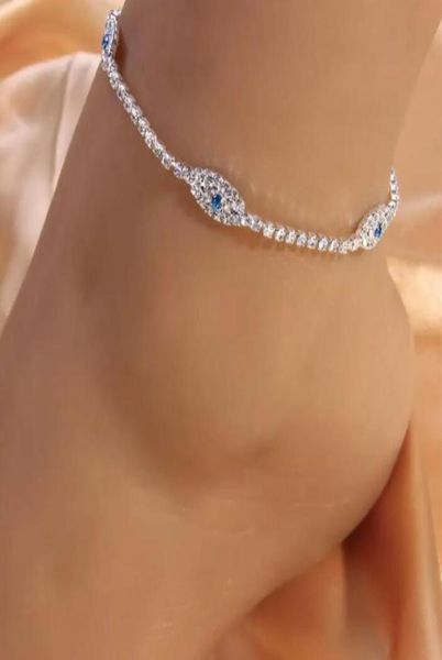 green eye chain anklet bracelet silver color crystal cz temperament women039s foot accessories luxury vintage ankle anklets jew2502912, Red;blue
green eye chain anklet bracelet silver color crystal cz temperament women039s foot accessories luxury vintage ankle anklets jew2502912, Red;blue