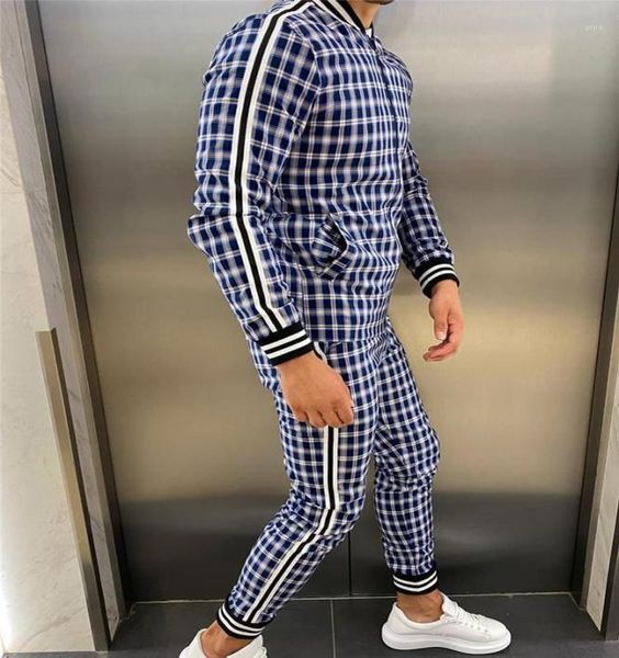 men039 3d plaid sports gentlemen set jacket men set tracksuit street fashion trend fashion standup collar zipper sportswear su7479014, Gray
men039 3d plaid sports gentlemen set jacket men set tracksuit street fashion trend fashion standup collar zipper sportswear su7479014, Gray