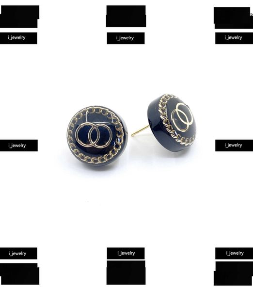 earrings designer for women fashion black circular resin design jewelry gold logo decoration stud #including brand box new arrival, Golden;silver
earrings designer for women fashion black circular resin design jewelry gold logo decoration stud #including brand box new arrival, Golden;silver