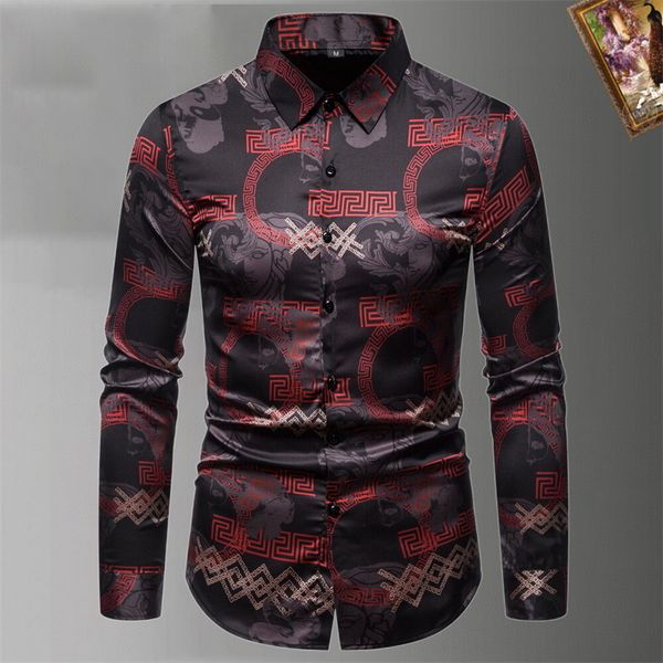 2023 mens shirt luxury designer fashion trend wear long sleeve business casual brand spring slimming -3xl #047, White;black
2023 mens shirt luxury designer fashion trend wear long sleeve business casual brand spring slimming -3xl #047, White;black
