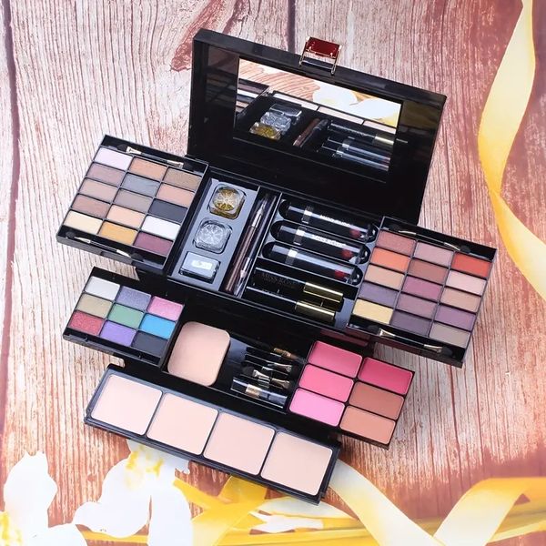 makeup gift set, multifunctional makeup , 39 colors eyeshadows, 4 compact powder, 6 blusher, 3 lipsticks, 2 eyebrow pencils, 2 glitters, 1 b
makeup gift set, multifunctional makeup , 39 colors eyeshadows, 4 compact powder, 6 blusher, 3 lipsticks, 2 eyebrow pencils, 2 glitters, 1 b