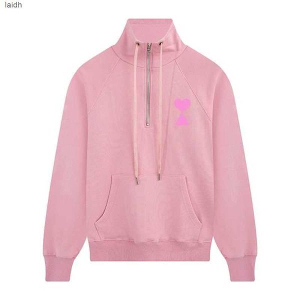 designer amis hoodie women's fashion luxury brand loose a-line small red heart couple casual standing neck half zip size s-xlfdyc97kt, Black
designer amis hoodie women's fashion luxury brand loose a-line small red heart couple casual standing neck half zip size s-xlfdyc97kt, Black