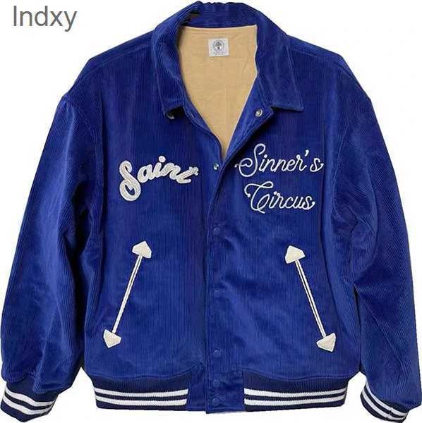 2023 men and women saint sinner jacket poker flame embroidery coat clothes corduroy baseball jackets blue outwear uniform fashion, Black;brown
2023 men and women saint sinner jacket poker flame embroidery coat clothes corduroy baseball jackets blue outwear uniform fashion, Black;brown