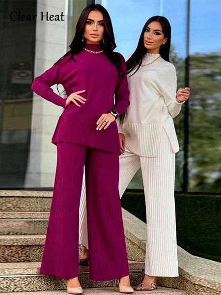 womens two piece pants autumn winter warm 2 pant suits women knitted long sleeve set and tracksuit female outwear sweater 230821, White
womens two piece pants autumn winter warm 2 pant suits women knitted long sleeve set and tracksuit female outwear sweater 230821, White