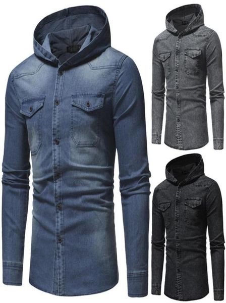 men039s casual shirts spring wash denim shirt men long sleeve fashion hooded jeans slim fit2058280, White;black
men039s casual shirts spring wash denim shirt men long sleeve fashion hooded jeans slim fit2058280, White;black