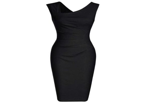 women office business pencil dress 2020 elegant work wear sleeveless ladies slim black vintage party summer sheath bodycon dress1399567, Black;gray
women office business pencil dress 2020 elegant work wear sleeveless ladies slim black vintage party summer sheath bodycon dress1399567, Black;gray