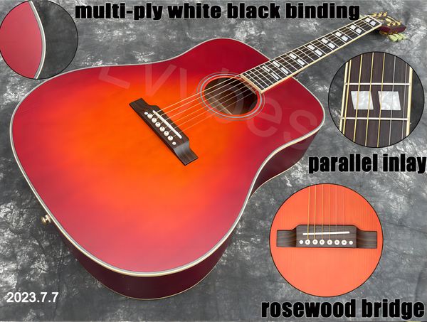 acoustic guitar honey burst satin, no pickguard eq packaging, solid spruce panel with redwood
acoustic guitar honey burst satin, no pickguard eq packaging, solid spruce panel with redwood
