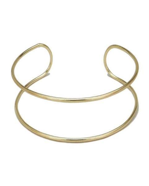 chokers two metal line rigid golden chocker bib neck torques choker necklaces for woman 2022 collar statement jewelry bijouxchoker3967648, Golden;silver
chokers two metal line rigid golden chocker bib neck torques choker necklaces for woman 2022 collar statement jewelry bijouxchoker3967648, Golden;silver