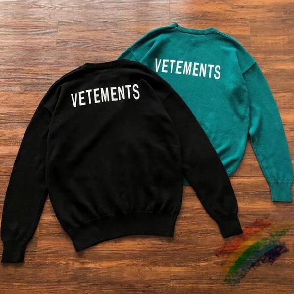 sweater men women crewneck sweaters high street knitted long sleeve sweater