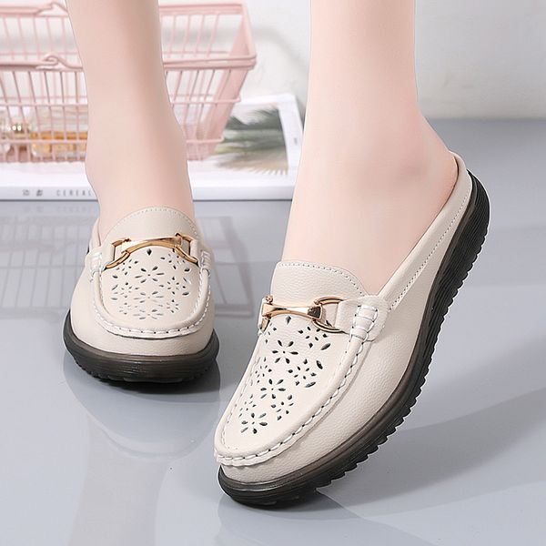 dress shoes summer hollowed out mother shoes female leather soft sole middleaged and elderly shallow mouth breathable comfortable flat non 2, Black
dress shoes summer hollowed out mother shoes female leather soft sole middleaged and elderly shallow mouth breathable comfortable flat non 2, Black