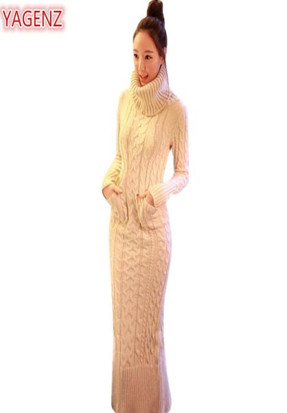 yagenz autumn winter womens clothing knitting sweater dress fashion long section women high collar long sleeve sweater dress 5443202740, White;black
yagenz autumn winter womens clothing knitting sweater dress fashion long section women high collar long sleeve sweater dress 5443202740, White;black