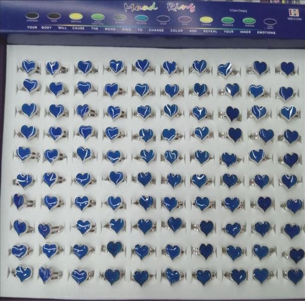 hearts mood ring emotion color changing adjustable rings 100pcslot6906790, Silver
hearts mood ring emotion color changing adjustable rings 100pcslot6906790, Silver