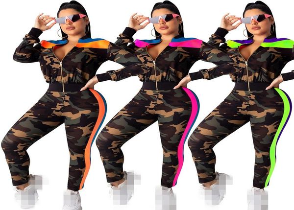 camouflage printed stripes women two pieces tracksuits autumn zipper long sleeves coat long pants sports club pants sets 2020 spri6822790, Gray
camouflage printed stripes women two pieces tracksuits autumn zipper long sleeves coat long pants sports club pants sets 2020 spri6822790, Gray